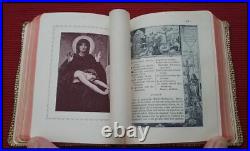 (1905) BOXED ILLUSTRATED Roman Missal Christian Bible Antique Catholic RARE