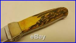 1940-52 Ka Bar, Rare Left Handed Stag Axe/knife With Sheath, No Box #cg163