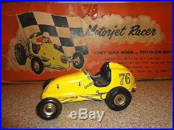1940's OHLSSON & RICE MOTORJET RACER GAS TETHER CAR WithRARE ORIGINAL BOX & EXTRAS