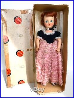 1957 Rare Horsman 20 Cindy In BOX Mardi Gras Doll Redhead Fashion original