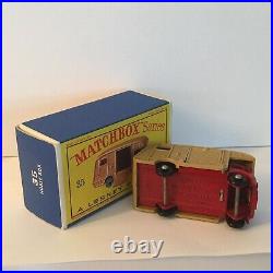 1960s. Matchbox Lesney. 35 MARSHALL HORSE BOX. BPW. Mint in Rare E TYPE BOX. ORIGINAL