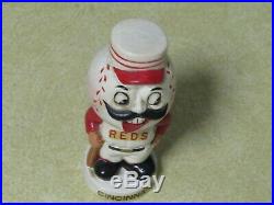 1961-1962 Cincinnati Reds White Base Mini Bobble Head Nodder Rare W Orig. Box