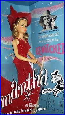 1965 Ideal Doll BEWITCHED DOLL Samantha red costume in ORIGINAL box RARE Vintage