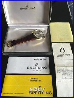 1968 RARE Breitling Top time Chronograph Ref 2008.4 With Original Books & Box