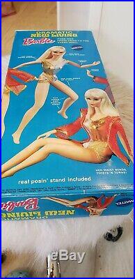 1969 NEW LIVING BARBIE Doll auburn hair Mint Box Vintage Mod 1960's Rare NRFB