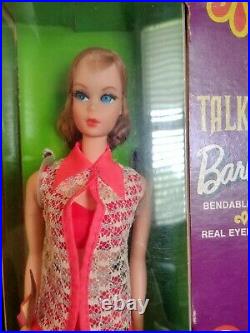 1969 TALKING BARBIE Doll TITIAN Real lashes New in Box #1115 Beautiful Rare