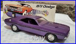 1970 Dodge Challenger R/t Promo Dealer Model Plum Crazy In Original Box Rare