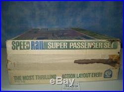 1970 Remco Speed Rail 7133 Super Passenger Set Rare With Original Box