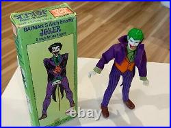 1973 VTG Mego Joker Action Figure WGSH in Original Box Rare Batman Arch Enemy