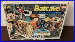 1974 MEGO Batcave with Original Box & Bat Signal Lamp WGSH Batman & Robin Rare