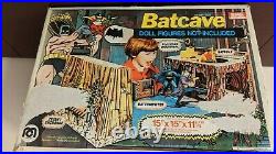 1974 MEGO Batcave with Original Box & Bat Signal Lamp WGSH Batman & Robin Rare