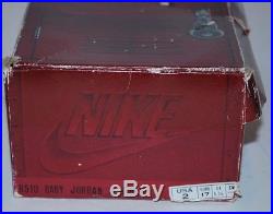 1985 Nike OG 1 Air Jordan Baby Size 2 With Original Box %100 Authentic RARE