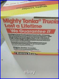 1989 Tonka #3920 Mighty Loader withOriginal Box tough ones turbo diesel rare