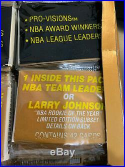 1992-93 Fleer Basketball Rack Pack Box MICHAEL JORDAN TEAM LEADERS RARE