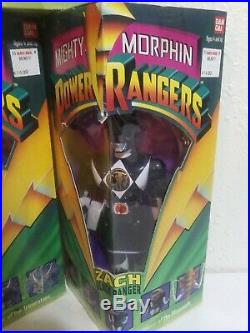 1993 Mighty Morphin Power Rangers Bandai 8 Toy Figure Set Original Box Rare