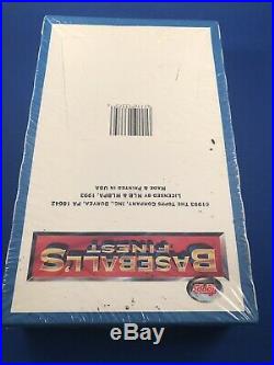 1993 Topps Finest Baseballs Finest Factory Sealed Box Rare