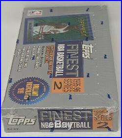1995-96 Topps Finest Basketball Series 2 Factory Sealed Hobby Box RARE JORDAN