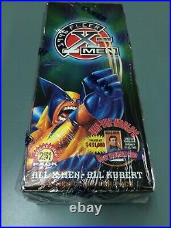1996 Fleer X-men Retail Trading Card Factory Sealed Box (100 Packs)-rare