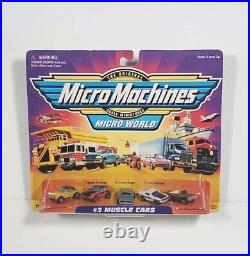 1999 Micro Machines #3 Muscle Cars The Original Micro Word 75029 Special Rare
