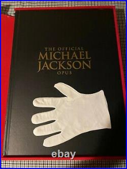 1st Edition Official Michael Jackson OPUS Book & glove in original box RARE
