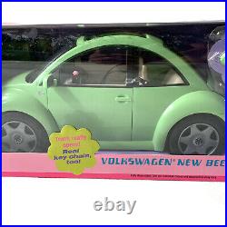 2000 Barbie Volkswagen New Beetle GREEN RARE New In Box Mattel Car Vehicle