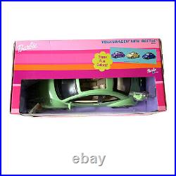 2000 Barbie Volkswagen New Beetle GREEN RARE New In Box Mattel Car Vehicle