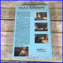 2000 Maniacs Rare & OOP Horror Movie Original Comet Home Video Big Box VHS NEW