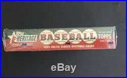 2001 Topps Heritage baseball factory sealed Hobby Box 24 Packs Rare Auto Cards