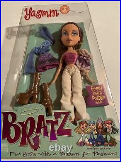 2001 Vintage First 1st Edition Bratz Yasmin Doll New In Box W Clothes Shoes Rare
