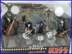 2002 McFarland Kiss Alive Action Figure Limited Edition Box Set Stage RARE NEW