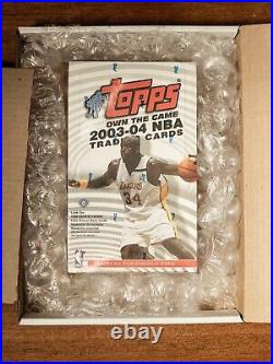2003-04 Topps Basketball Hobby Box Factory Sealed 36 packs! Lebron RC RARE