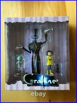 2008 Rare Original Coraline Four Figures Set Neca Brand New Box By Laika