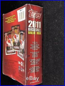 2011 Topps Baseball Value Box 5 Update Packs Mike Trout Rookie RC Christmas Rare