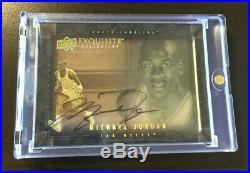 2013 UD Exquisite Collection Michael Jordan Shadow Box Auto On-Card MJ RARE SP
