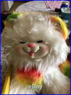 #2411 RARE Original Box Vintage 1983 Mattel Rainbow Brite Kitty Brite Plush Cat