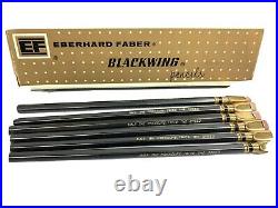 6 Vintage Eberhard Faber Blackwing 602 Pencils+ Original Box unsharpened RARE
