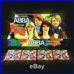 ABBA SUPER RARE ORIGINAL bubble gum PROMO box