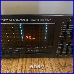 ADC Equalizer SS-412X Rare Vintage Audiophile Made in Japan With Original Box