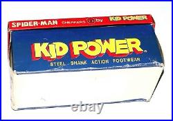Amazing Spider-Man Vintage Pair Rare 1979 Sneakers by Kid Power withOriginal Box