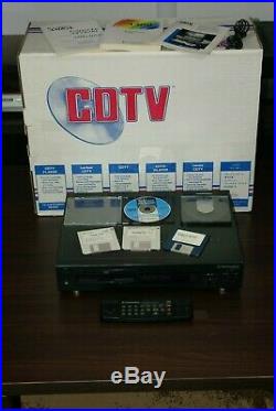 Amiga CDTV, original boxes & accessories. Rare external box envelope included