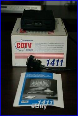 Amiga CDTV, original boxes & accessories. Rare external box envelope included