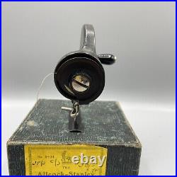 Antique #8931 Allcock-Stanley Light Casting Threadline Reel & Rare Original Box