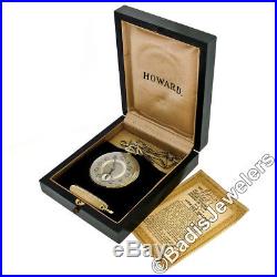 Antique Rare E. Howard & Co. 14K Gold 17j Pocket Watch Original Chain Knife Box