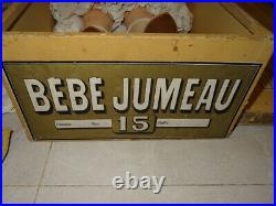 Antique exceptional large rare E. J size 15 in his box Jumeau with trousseau