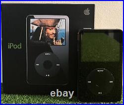 Apple iPod Classic Original Box Rare 5th Gen 80GB MP3 Player Black Johnny D