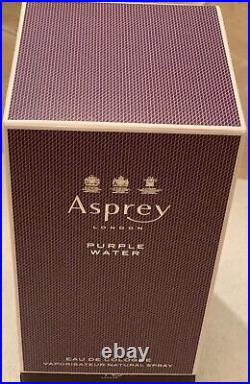 Asprey Of London Purple Water Cologne 300 ML 10 Oz. New In Original Box Rare