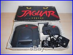 Atari Jaguar Complete System Console Boxed Original Rare Vintage Black NTSC Box