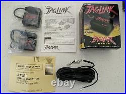 Atari Jaguar Jag Link Interface Complete In Box CIB Jaglink Authentic RARE