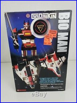 Authentic Rare Bandai GODAIKIN 1984 BioMan Bio Man Complete in Box Original