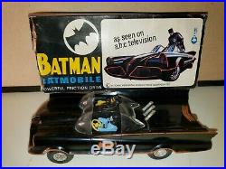 BATMAN 1966 BATMOBILE RARE ADAM WEST WithORIGINAL BOX! VINTAGE 60S